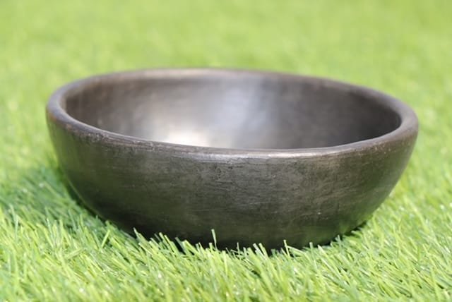 Black Pottery Bowl