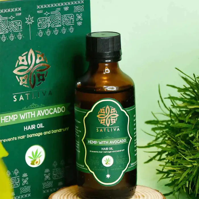 Satliva Hemp with Avocado Hair Oil - Image 2