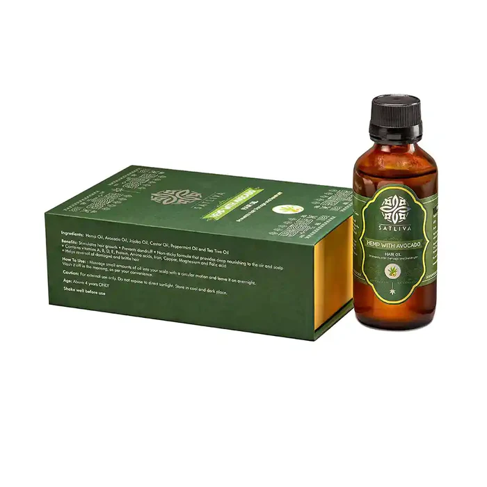 Satliva Hemp with Avocado Hair Oil - Image 3