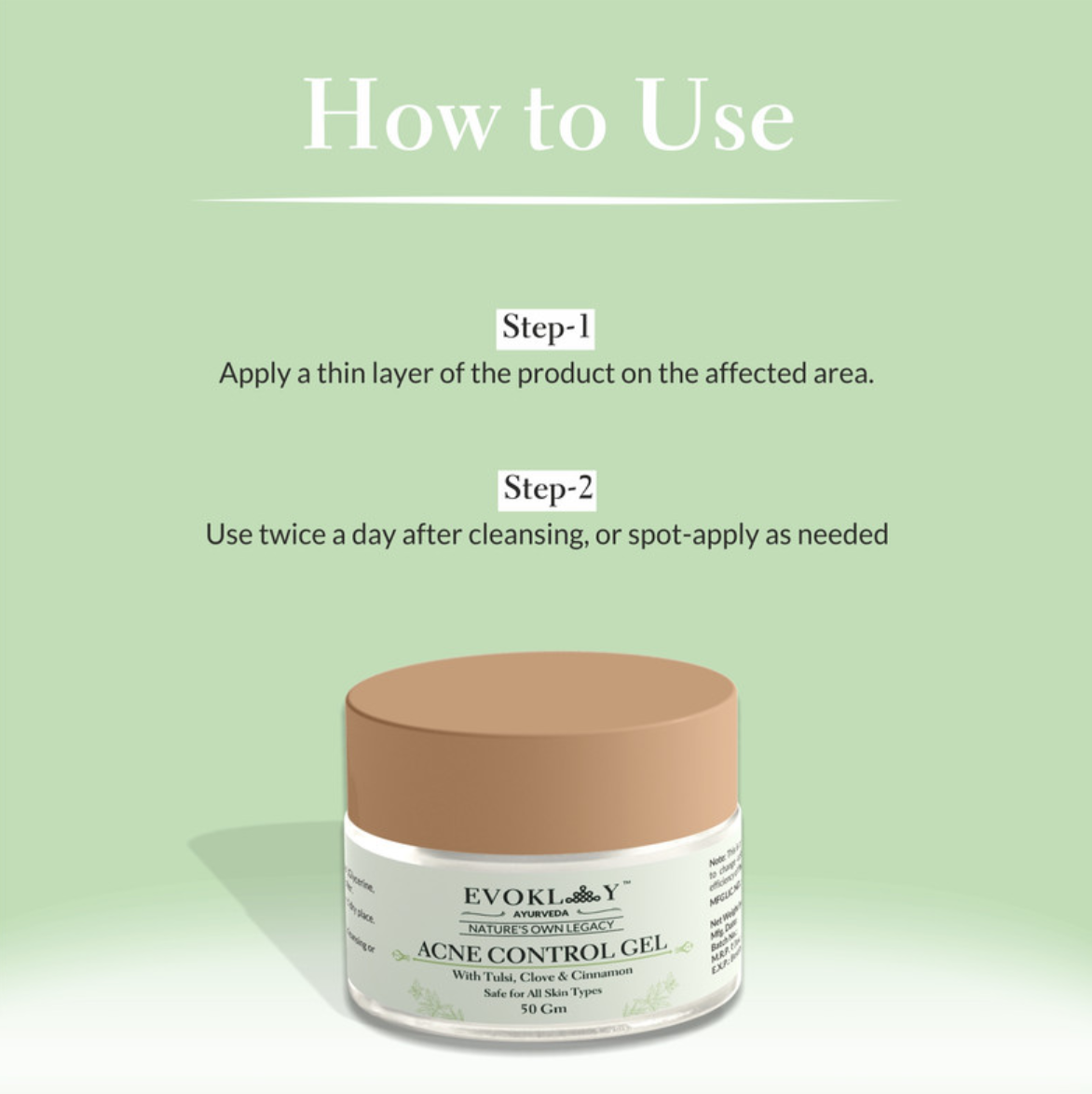 Evoklay Acne Control Gel - Image 4